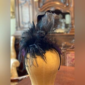 Halloween Fascinator. Hand Crafted, fun, party hat.